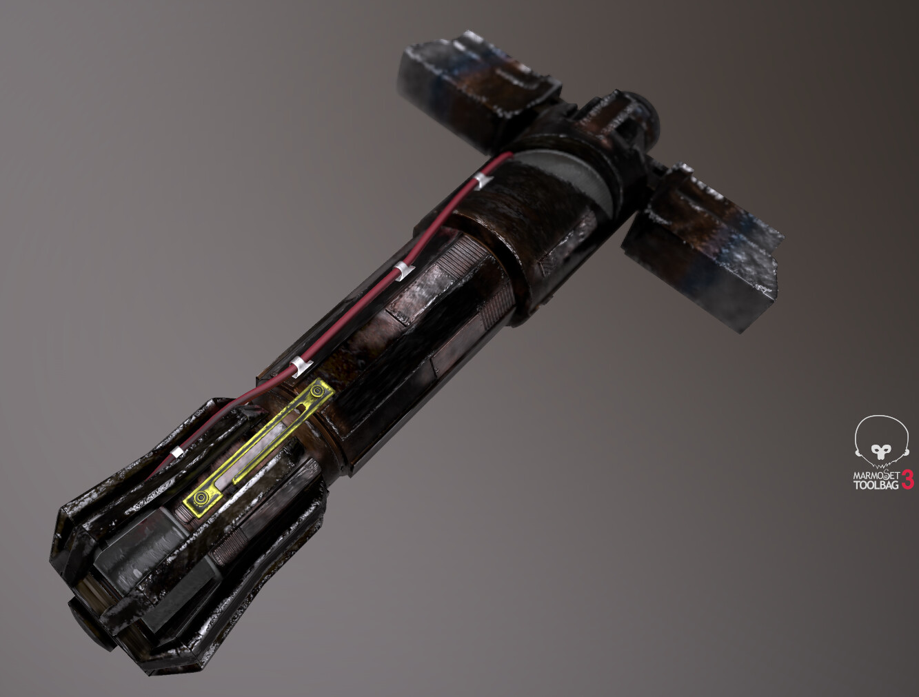 Kylo Ren lightsaber — 3D model
